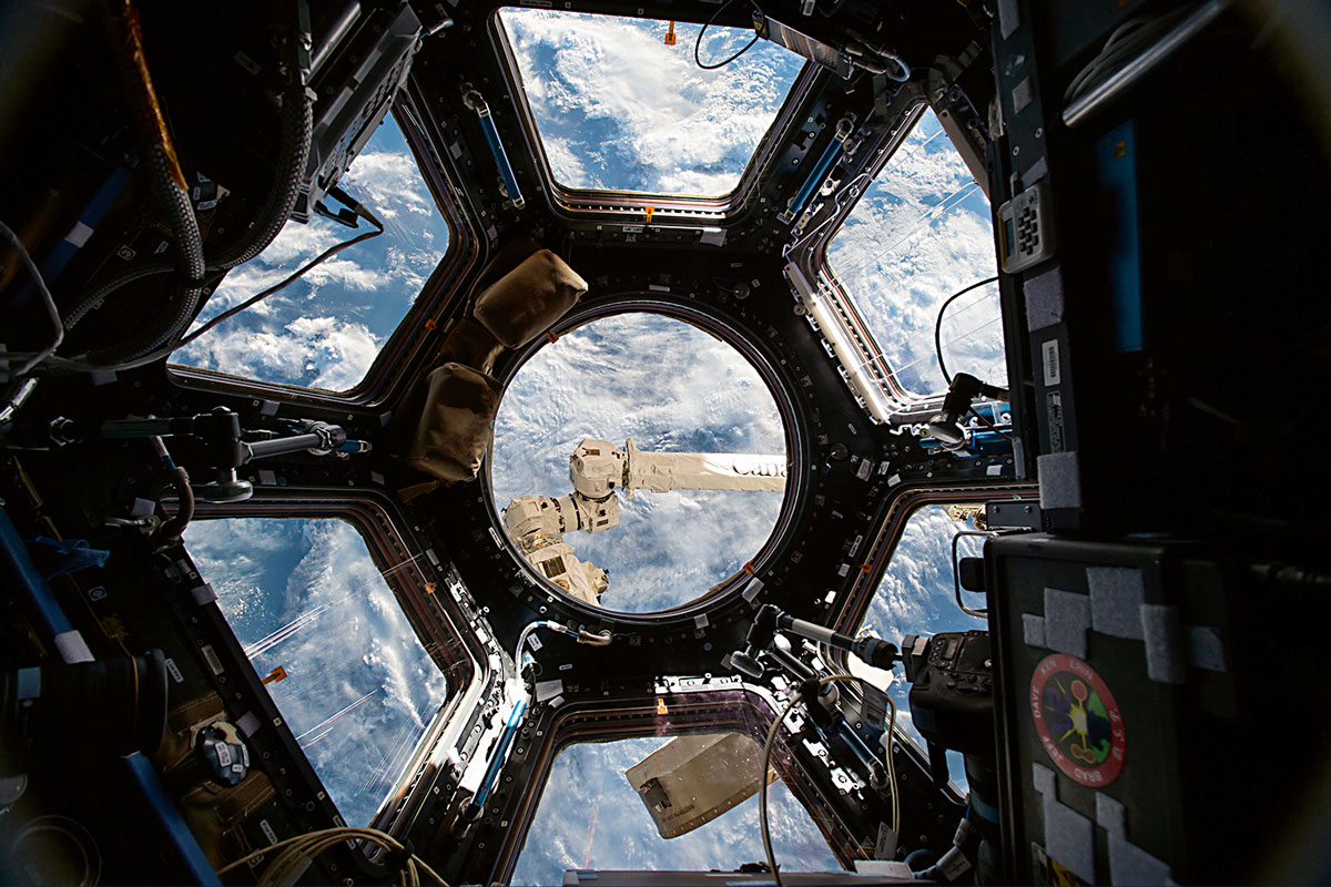 International Space Station dome