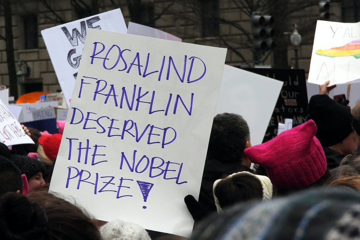 mani rosalind franklin nobel