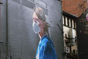 wall painting pandemic photo