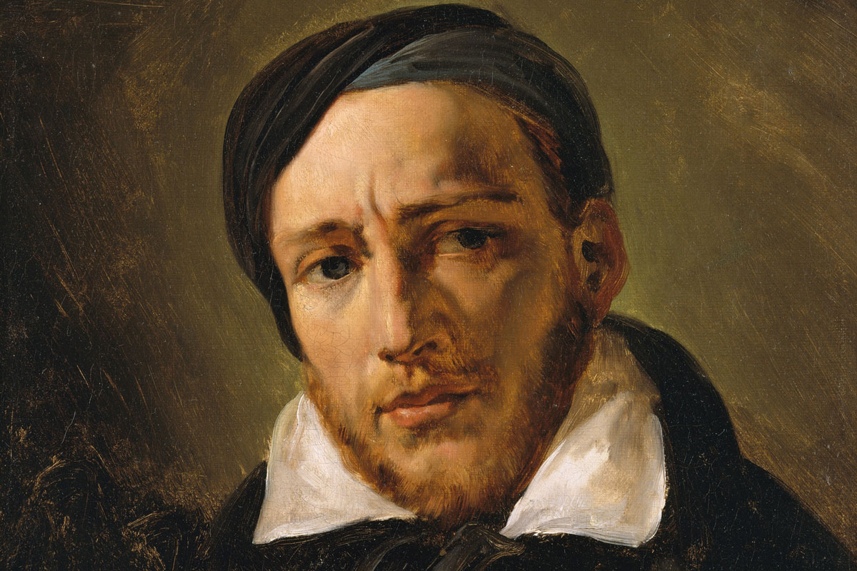 Retrat de Théodore Géricault, autor de la sèrie de les monomanies.